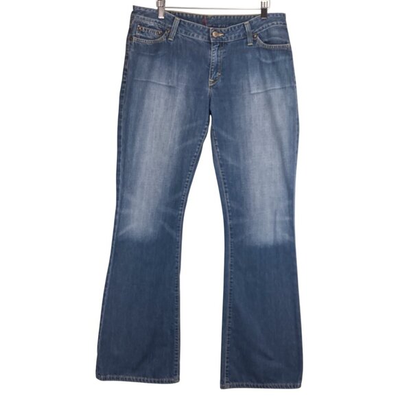 FRX Bootcut Jeans Size 32 Medium Wash‎ Stretch Boot Cut - Picture 1 of 11